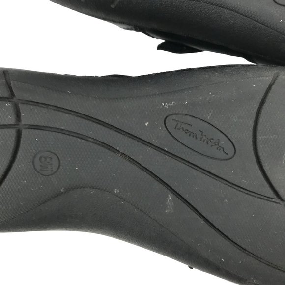 Thom McAn Womens Black Dorthey Adjustable Strap Loafer Size 8W 4895137741287 - Picture 5 of 12